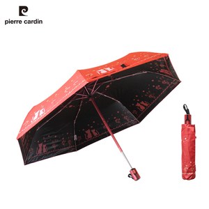 【皮爾卡登 X Weather Me】心心相印輕量自動傘(紅色)紅色