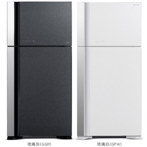 【HITACHI 日立】570L變頻琉璃兩門冰箱 RG599B琉璃白