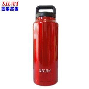 SILWA西華四季高真空可攜帶式保溫壺1000ML-紅色紅色