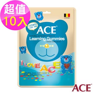 ACE 字母Q軟糖隨手包 10入(48g/袋)