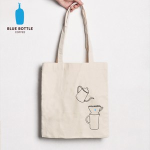 【美國Blue Bottle】100%有機棉隨身手提肩背袋-加長款