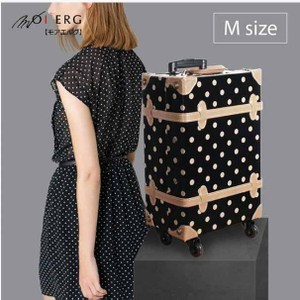 Polka Dots復古水玉假期combi trunk (M-19吋) Black