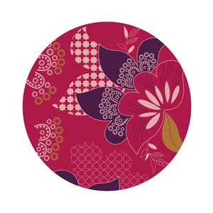 HOLA 陶瓷杯墊 花開富貴