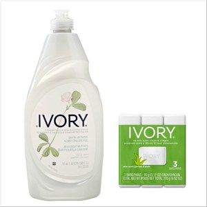 IVORY 象牙 濃縮洗潔精(24oz)*3+香皂(90g*3)*4