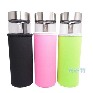 【易麗特】加大寬口耐熱玻璃隨身瓶(3入)