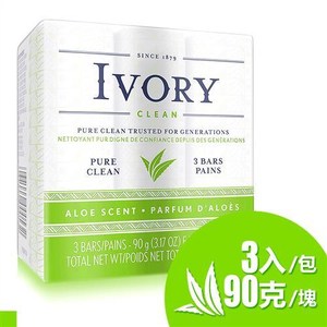IVORY 象牙 蘆薈配方浮水皂/24組箱購(90g*3塊*24組)
