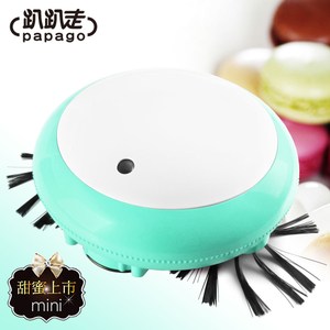 【趴趴走】 MACARON馬卡龍迷你自動機器人吸塵器(薄荷綠)
