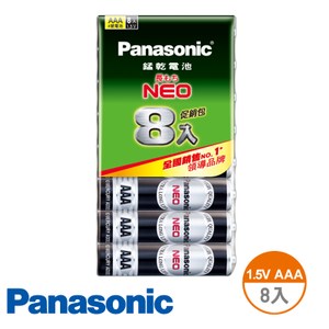 Panasonic 碳鋅電池 4號 8入 吊卡 國際牌 AAA 1.5V