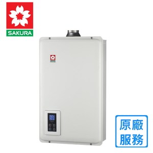 【櫻花】SH-1670F強制排氣屋內大廈型浴SPA數位恆溫熱水器16L-桶裝瓦斯