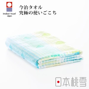 日本桃雪【今治彩虹浴巾】浴衣藍