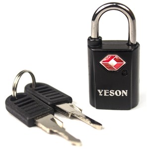 YESON - 歐美海關專用TSA旅用鑰匙鎖-二色可選 MG-2513黑