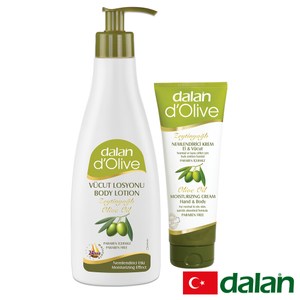 【土耳其dalan】橄欖全身滋養修護乳液+身體護手滋養修護霜75ml