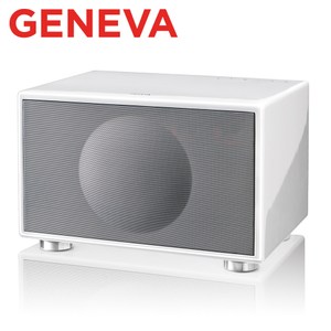 Geneva Classic M HIFI 藍牙鬧鐘收音機喇叭白色