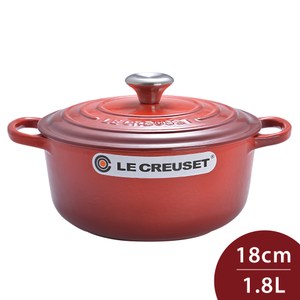 Le Creuset 新款圓形琺瑯鑄鐵鍋 18cm 1.8L櫻桃紅