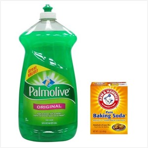 美國 Palmolive濃縮洗碗精(52oz*3)+A&H 蘇打粉*6