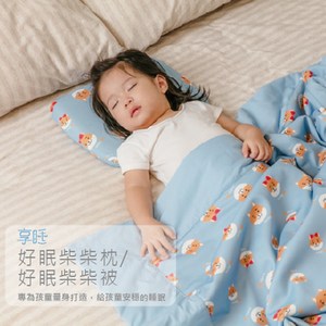 【Prodigy 波特鉅】抗菌好眠柴柴四季被(輕柔舒適)柴柴藍被