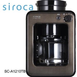 siroca crossline自動研磨咖啡機 SC-A1210TB 鎢黑色