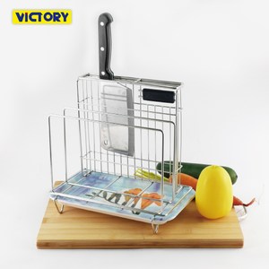 【VICTORY】不鏽鋼刀具砧板架 #1132013