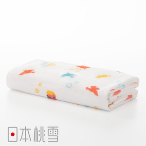 日本桃雪【可愛紗布浴巾】可愛好朋友-小小鳥