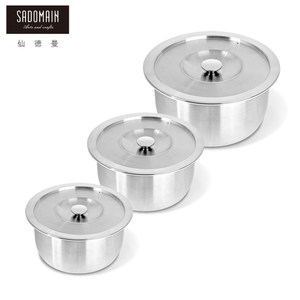 【SADOMAIN 仙德曼】七層複合金調理鍋三件組18+20+22cm