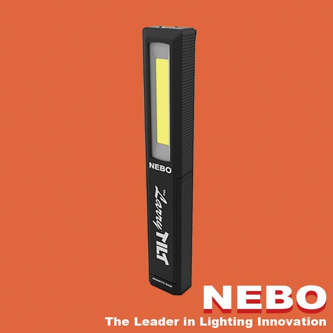【NEBO】Larry Tilt任意傾斜COB LED手電筒經典黑｜戶外燈具｜特力家購物網