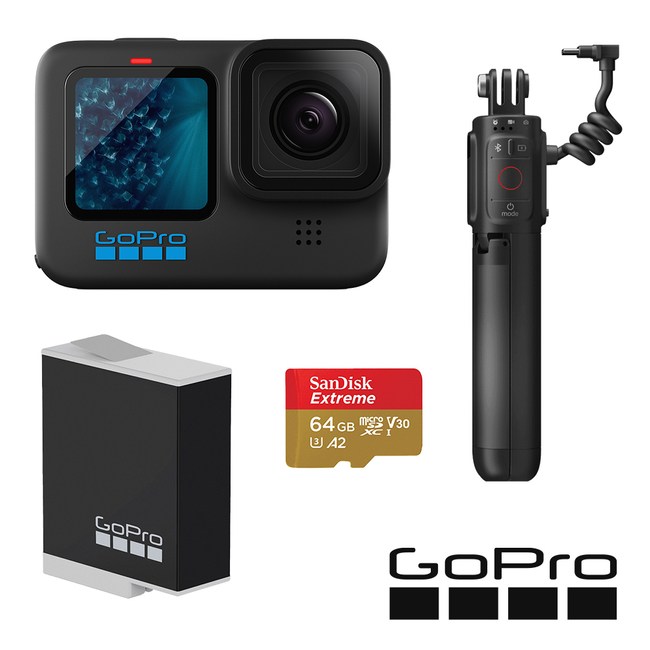 豊富なギフト GoPro セット【新品未使用】 Volta + 11 Hero ビデオ