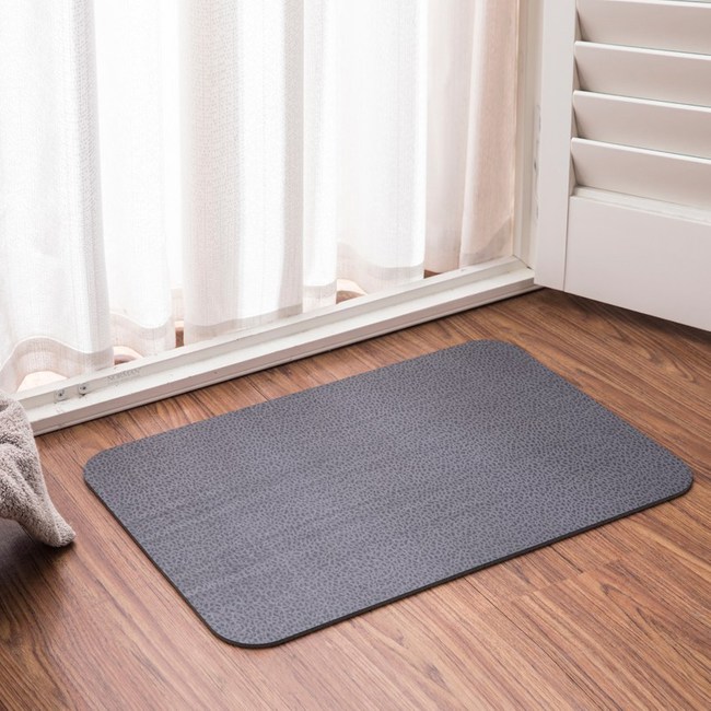 KSP Textaline Anti-Fatigue Memory Foam Mat (Grey)