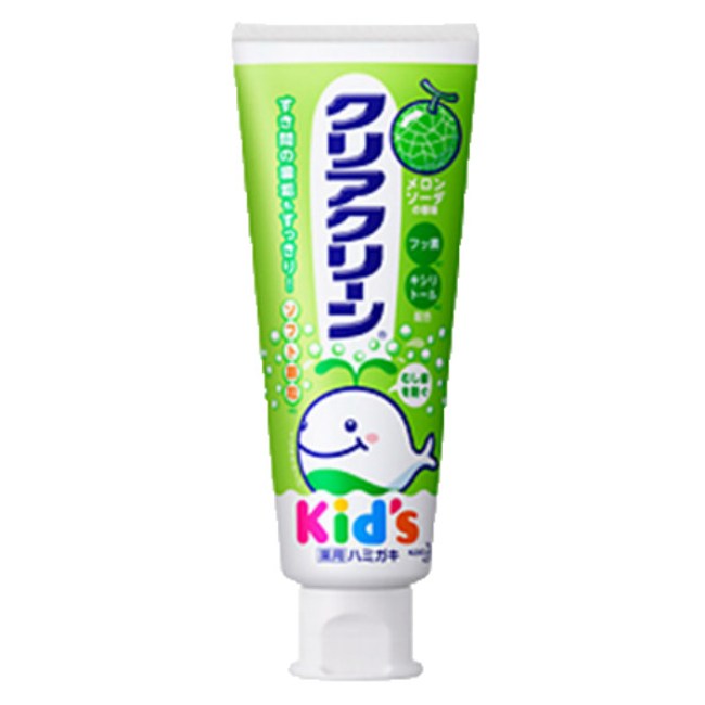 日本Kao 兒童牙膏-哈密瓜香味(70g)*6