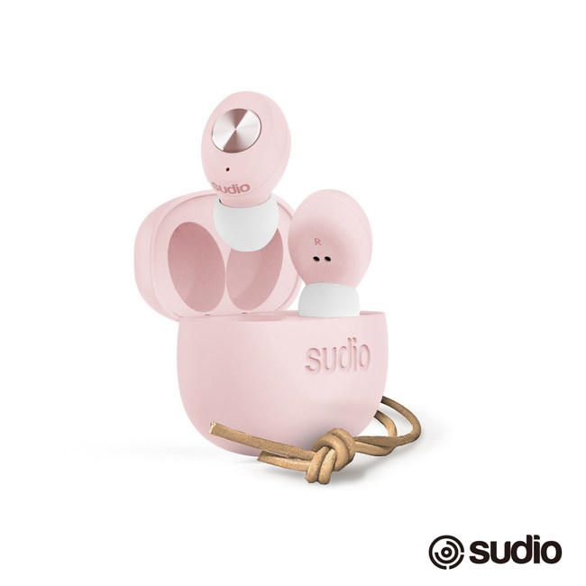 【Sudio】瑞典設計 真 無線藍牙耳機(Tolv / 粉)
