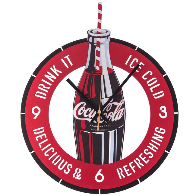 HOLA 可口可樂系列 靜音壁鐘 Coca-Cola