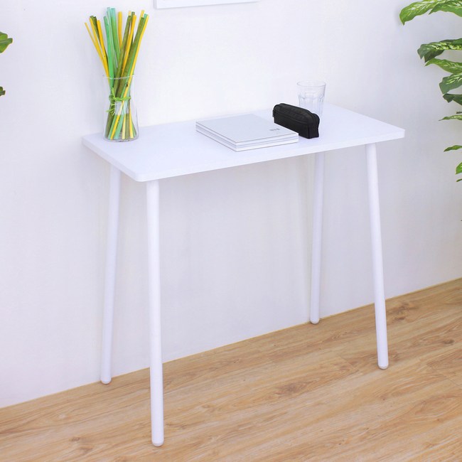 【頂堅】小型書桌/餐桌/工作桌-寬80x深40x高76公分-四色可選素雅白色