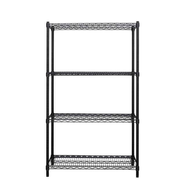 【dayneeds】荷重型 90x45x150公分 烤漆四層架 黑色
