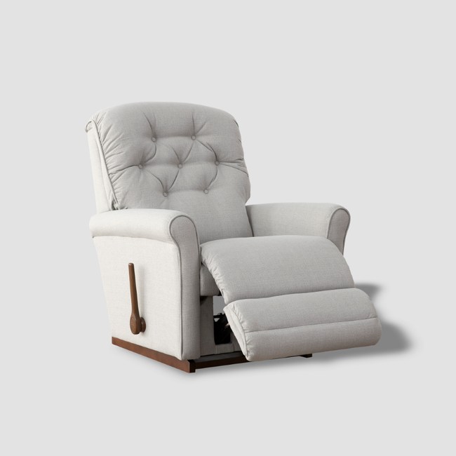 La-Z-Boy 單人環保布沙發/搖椅式休閒椅(10T785-B165152 石炭灰)｜家具 