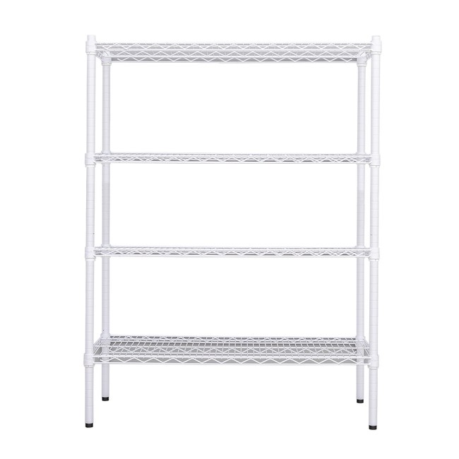 【dayneeds】荷重型 90x45x120公分 烤漆四層架 白色