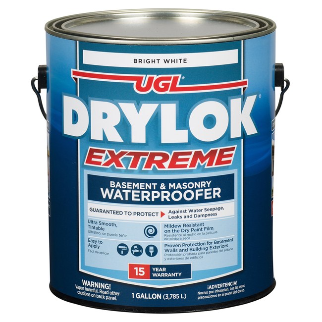 美國 Ugl 15年保固 水性正負水壓防水塗料 白 1g Drylok