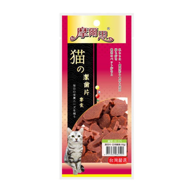 Mores 摩爾思貓潔牙片日本鮪魚40g X 4包入 寵物 特力家購物網