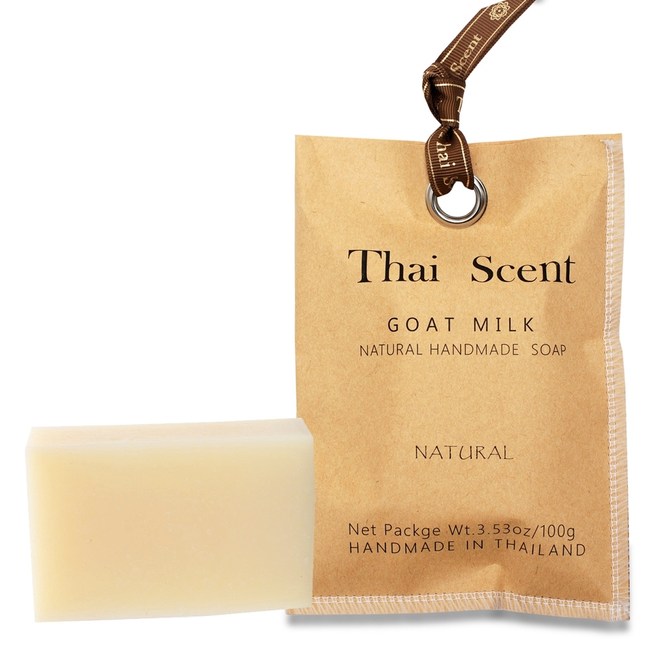 ThaiScent泰香 純淨山羊奶手工皂100g 3入組(多款香味)原味