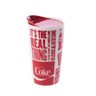 HOLA 可口可樂系列 雙層陶瓷蓋杯 350ml 經典紅 Coca-Cola