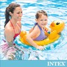 INTEX 造型幼兒坐式充氣泳圈-3款造型可選(59570)鴨子