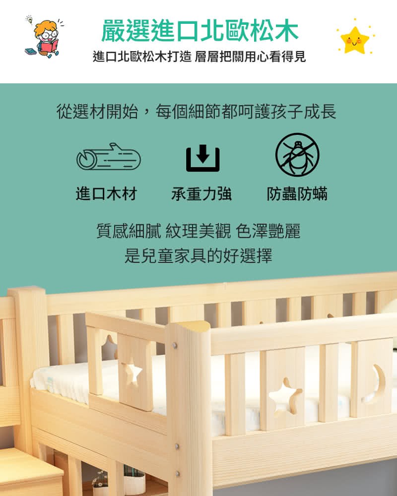 進口北歐松木打造層層把關用心看得見