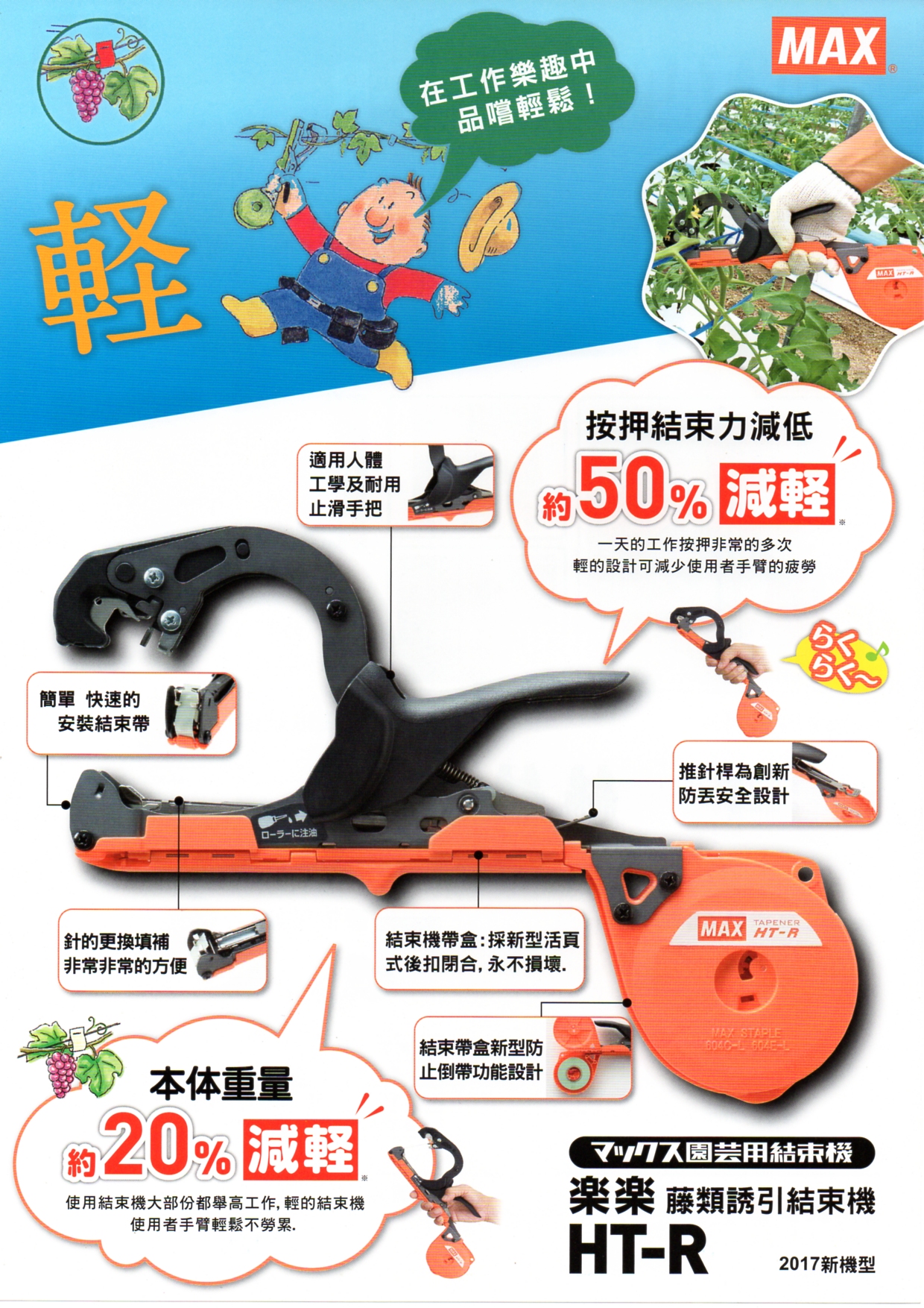 結束機 MAX HT-R 園藝結束機- 晟豐農業機械有限公司