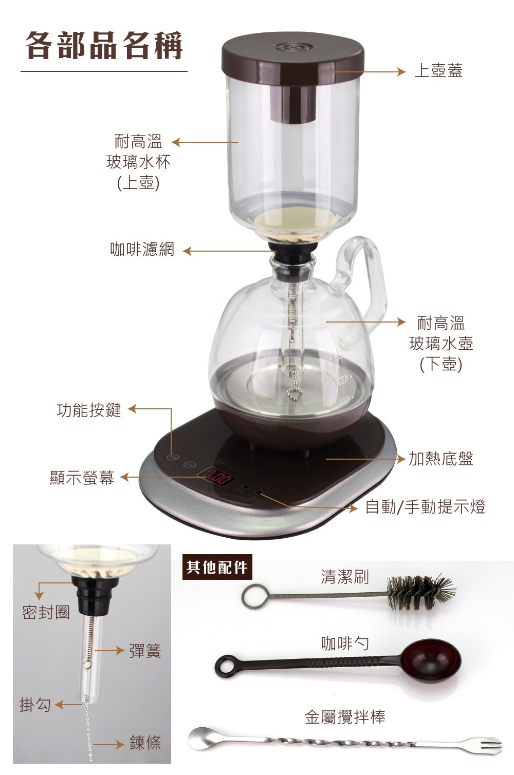 Sowa 虹吸式咖啡機 Sco Kyr0501 廚房家電 特力家購物網