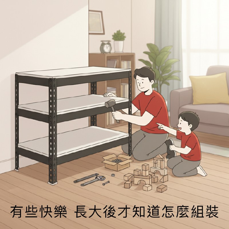 空間特工印表機架結構穩固，採免螺絲角鋼卡榫設計，支撐重型印表機無壓力