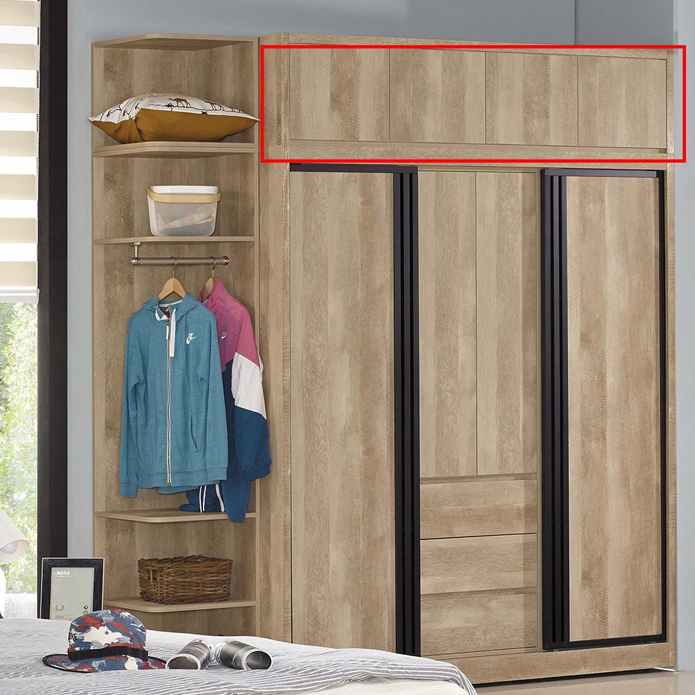 美式工業風路德6尺上被櫃