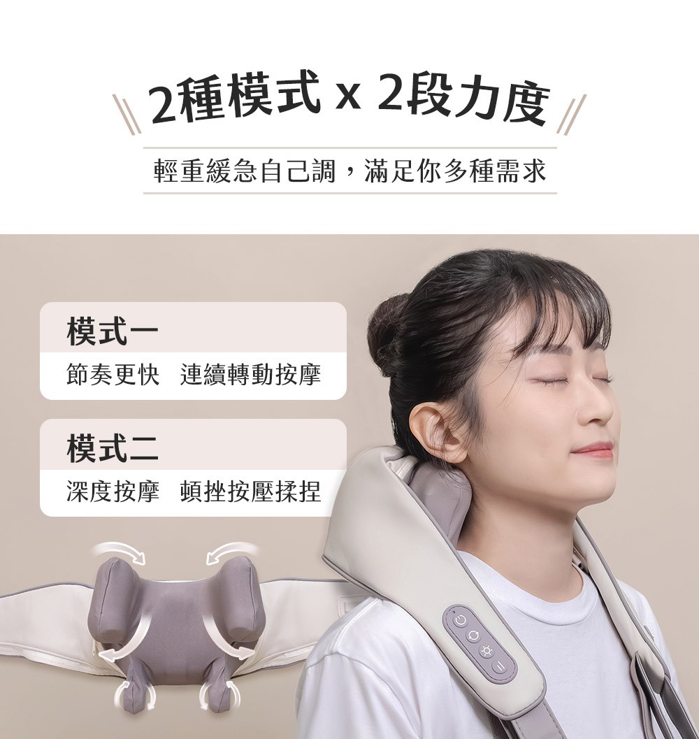 輕重緩急自己調,滿足你多種需求