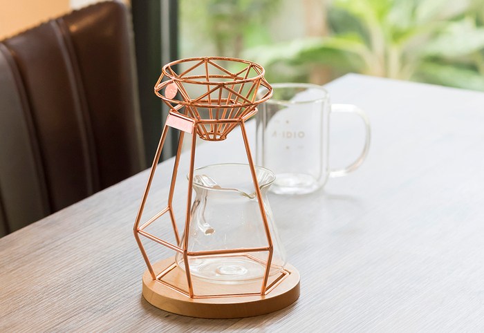 A-IDIO|鑽石手沖架—玫瑰金