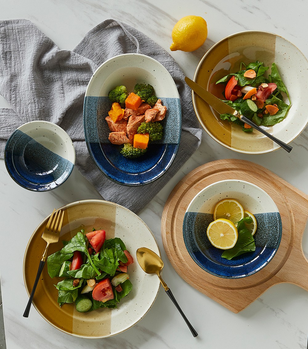 日本三重奏多用碗13CM-藍｜餐茶用具｜HOLA 和樂家居