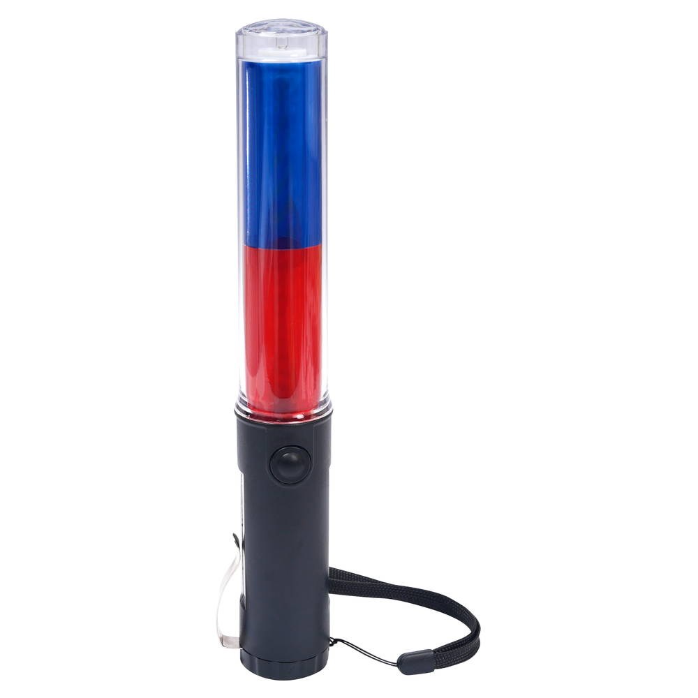 新品！警察★交通☆LED式★伸縮式指揮棒 LED 伸縮式指揮棒 赤・白 38cm〜66cm - 警備用品・防犯用品 プロ