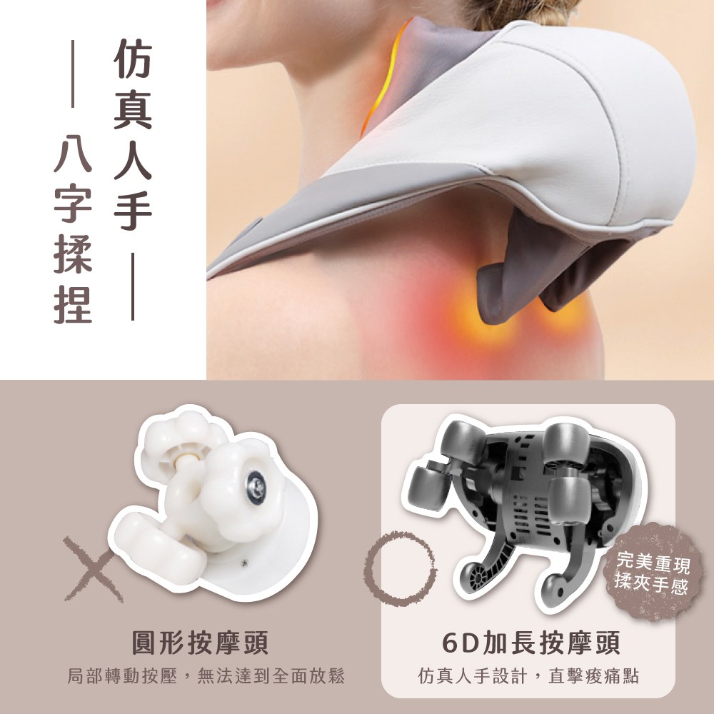 kinyo 免手持肩頸揉捏按摩器 IAM-2706