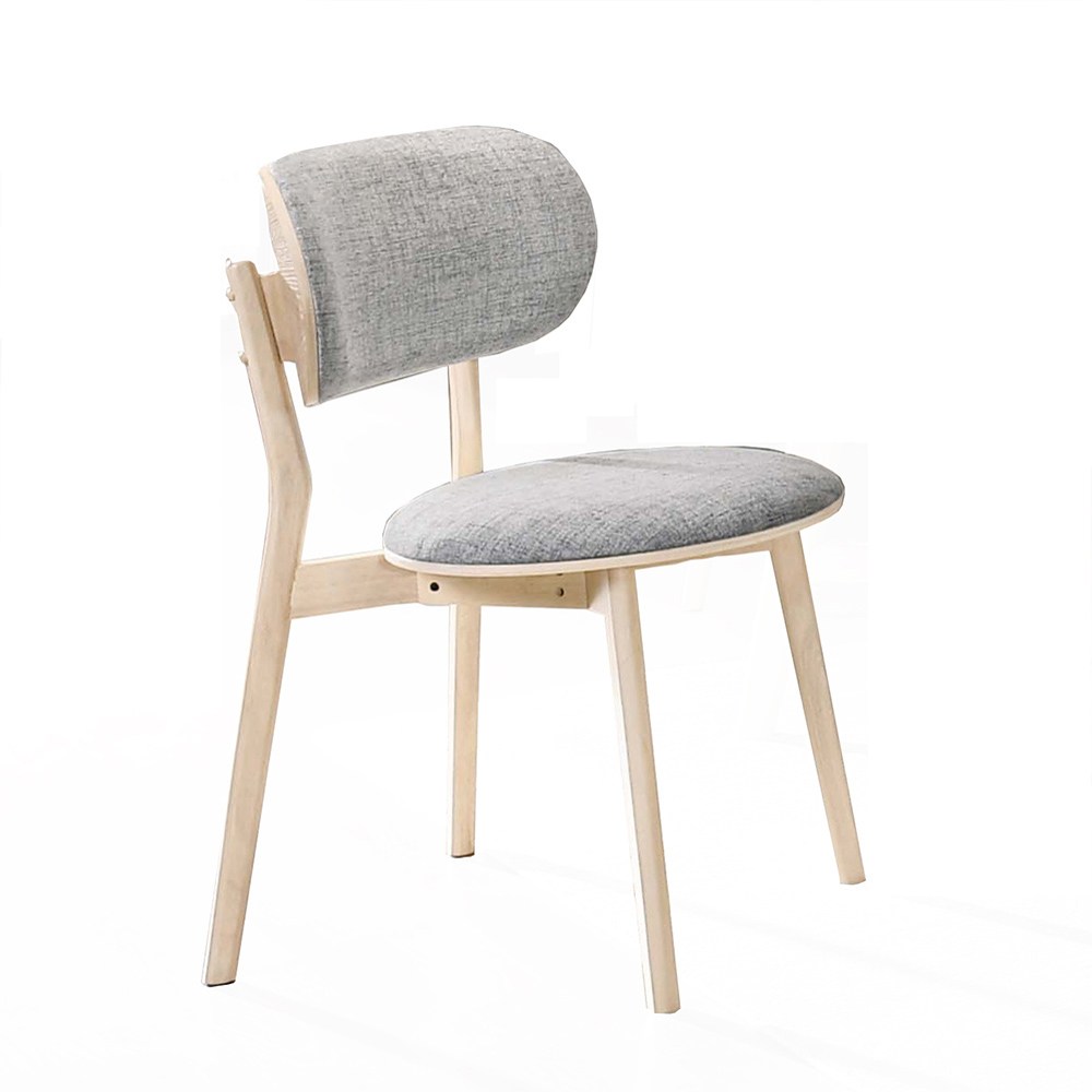 簡約北歐風奧斯陸灰色布餐椅